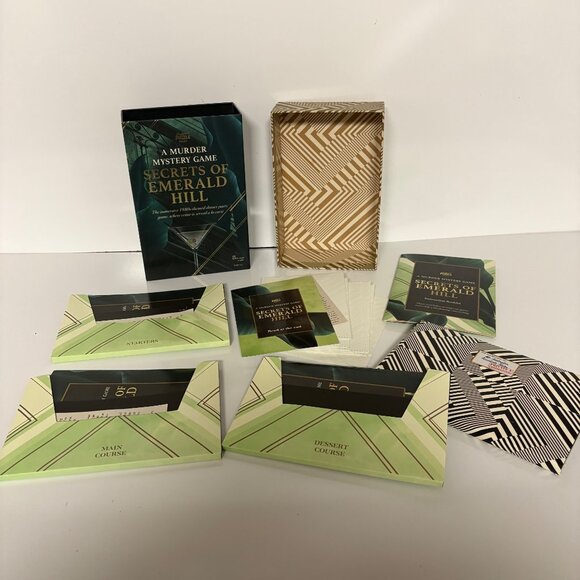 A Murder Mystery Game Secrets Of Emerald Hill 80's Themed Dinner Party Game - Picture 2 of 8